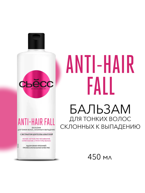 Бальзам для волос Сьёсс Anti-Hair Fall для тонких волос склонных к выпадению, 450мл
