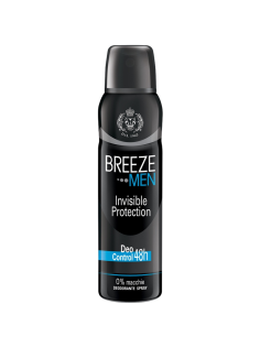 Дезодорант-спрей Breeze Men Invisible Protection, 150мл