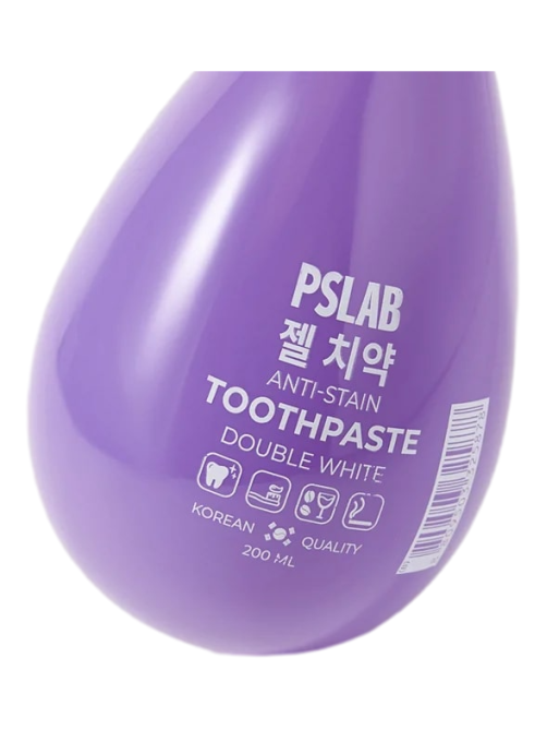 Зубная паста PSLab Double White отбеливающая, 200мл