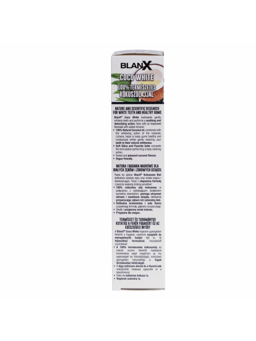 Зубная паста Blanx Coco White, 75мл