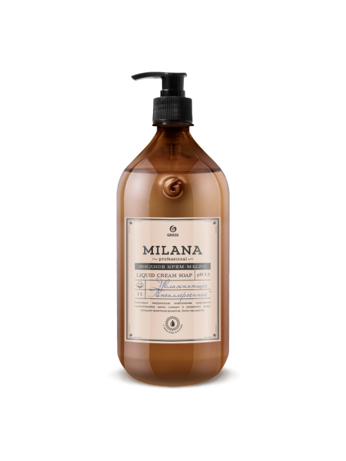 Крем-мыло жидкое Milana Professional увлажняющее, 1л