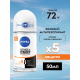 Антиперспирант-ролик Nivea Черное и белое Невидимый Extra, 50мл