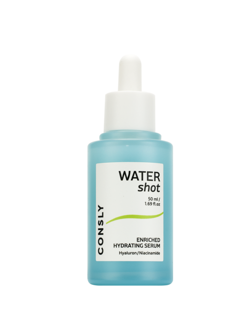 Сыворотка Consly Water Shot Enriched Hydrating Serum с гиалуроновой кислотой и ниацинамидом, 50мл