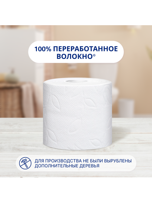 Туалетная бумага Zewa Плюс 2 слоя, 12 рулонов