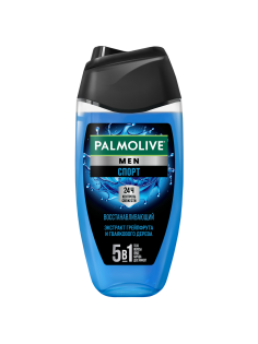 Гель для душа Palmolive Men Спорт Восстанавливающий 3 в 1 для тела, лица и волос, 250мл