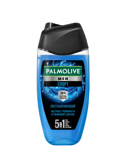 Гель для душа Palmolive Men Спорт Восстанавливающий 3 в 1 для тела, лица и волос, 250мл