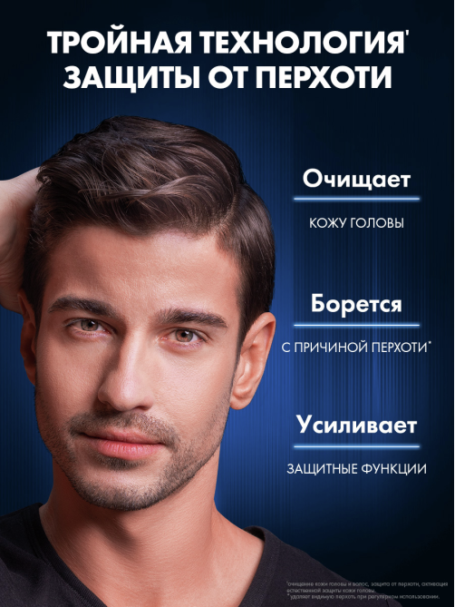 Шампунь Клиар Men Акс аромат против перхоти, 380мл