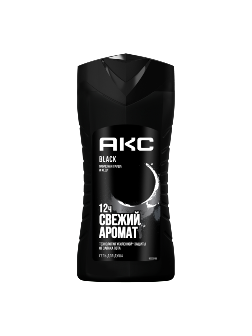 Гель для душа Акс Black мужской, 250мл