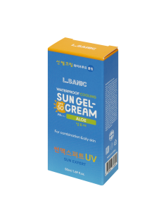Гель-крем для лица L.Sanic солнцезащитный водостойкий с алоэ SPF50, 50мл