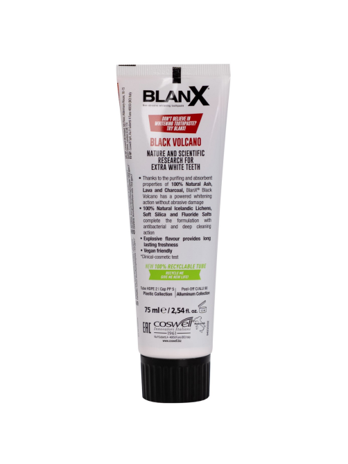 Зубная паста Blanx Black Volcano, 75мл
