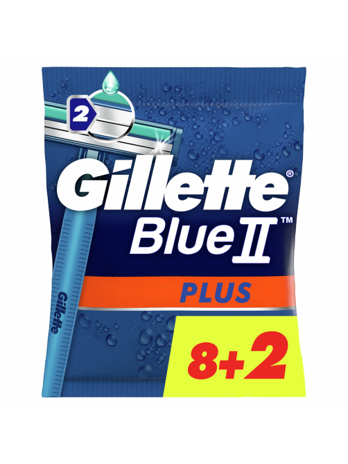 Бритва Gillette Blue II Plus одноразовые, 10шт