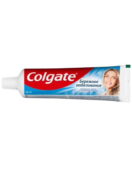Зубная паста Colgate Бережное отбеливание, с фтором и кальцием, 100мл