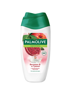 Гель - крем для душа Palmolive Натурэль Витамин B и Гранат с увлажняющим молочком, 250мл
