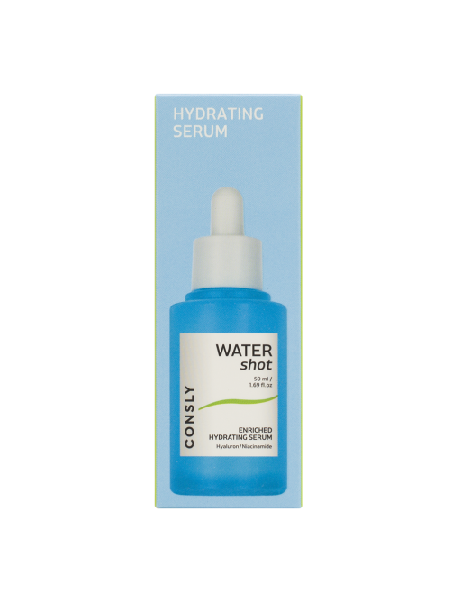 Сыворотка Consly Water Shot Enriched Hydrating Serum с гиалуроновой кислотой и ниацинамидом, 50мл