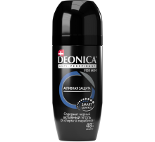 Дезодорант-антиперспирант-ролик Deonica Men Активная защита, 50мл