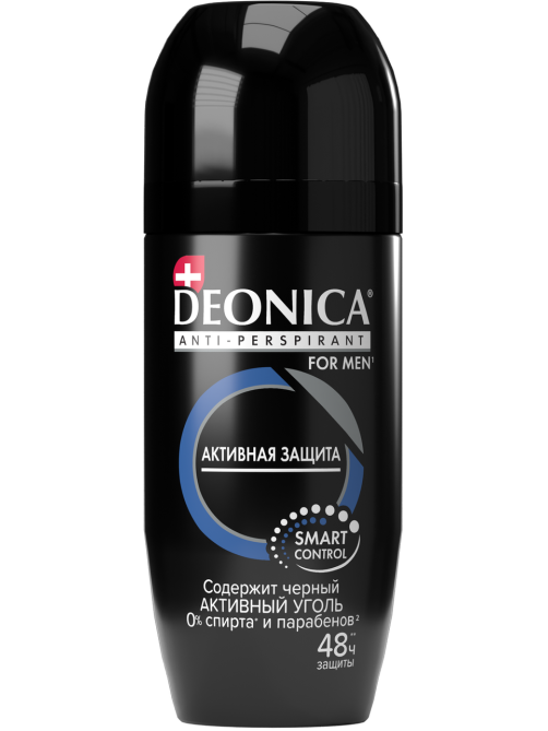 Дезодорант-антиперспирант-ролик Deonica Men Активная защита, 50мл