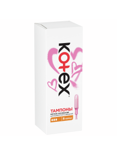 Тампоны Kotex Normal с аппликатором, 8шт