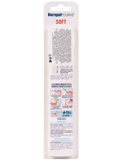 Зубная щетка Biorepair Curve Denti Sensibili изогнутая для чувствительных зубов, 1шт