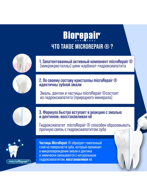 Зубная паста Biorepair Ночное восстановление, 75мл