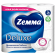 Туалетная бумага Zewa Deluxe 3 слоя, 4 рулона