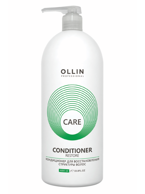 Кондиционер Ollin Professional Care Восстановление структуры волос, 1л