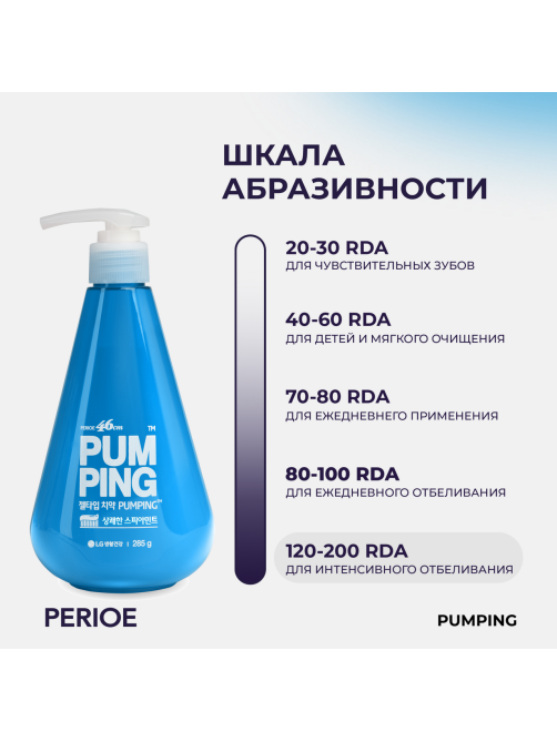 Зубная паста Perioe Pumping Original, 285г