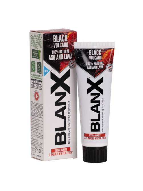 Зубная паста Blanx Black Volcano, 75мл