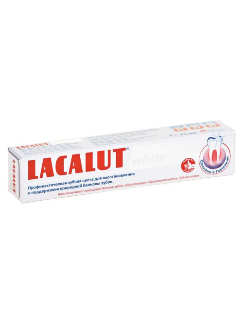 Зубная паста Lacalut White, 75мл