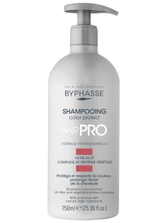 Шампунь Byphasse Pro Color Protect для окрашенных волос, 750мл