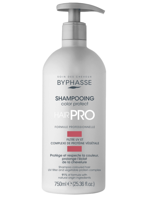 Шампунь Byphasse Pro Color Protect для окрашенных волос, 750мл
