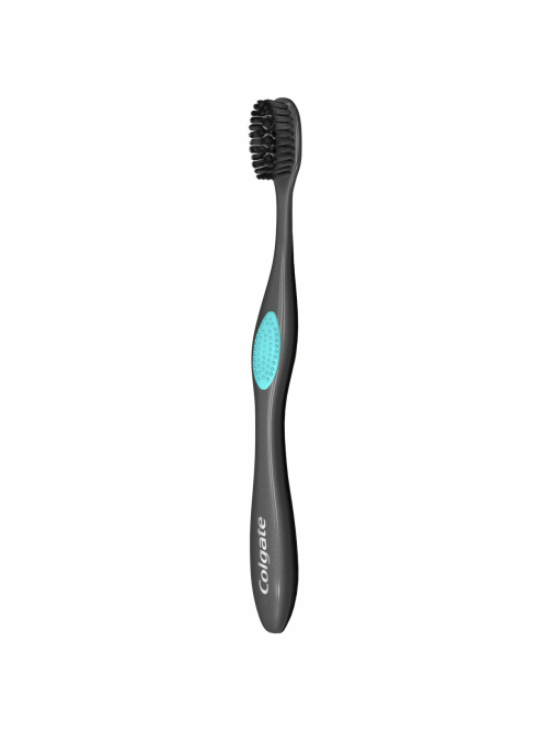 Зубная щетка Colgate 360 Древесный уголь многофункциональная средней жесткости, фуксия