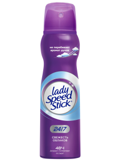 Дезодорант-антиперспирант-спрей Lady Speed Stick Свежесть облаков, 150мл
