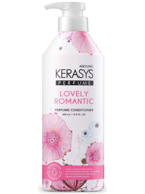 Кондиционер Kerasys Perfume Lovely Romantic, 400мл
