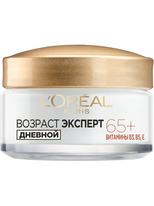 Крем для лица L'Oreal Paris Возраст эксперт 65+ против морщин питательный SPF20 дневной, 50мл