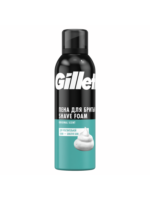 Пена для бритья Gillette Для чувствительной кожи, 200мл