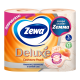 Туалетная бумага Zewa Deluxe Персик 3 слоя, 4 рулона
