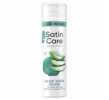 Гель для бритья женский Satin Care с алоэ вера для чувствительной кожи, 200мл
