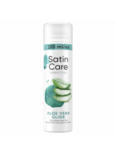 Гель для бритья женский Satin Care с алоэ вера для чувствительной кожи, 200мл