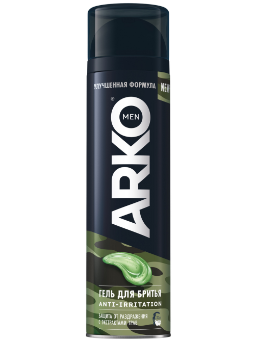 Гель для бритья Arko Men Anti-Irritation против раздражения, 200мл