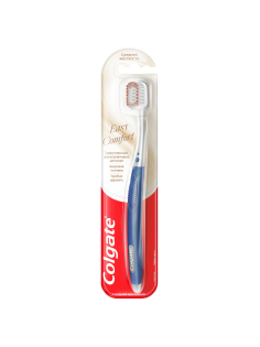 Зубная щетка Colgate Easy Comfort средней жесткости, красная