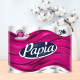 Туалетная бумага Papia 3 слоя, 12 рулонов