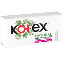 Тампоны Kotex Natural Super, 16шт