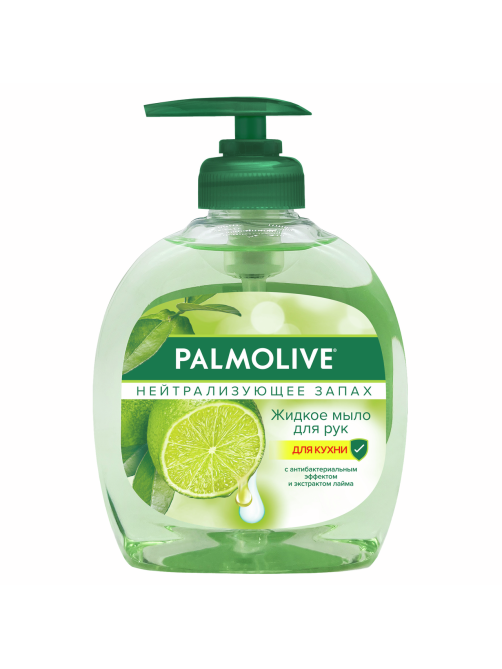 Мыло жидкое Palmolive Нейтрализующее Запах с антибактериальным эффектом для рук на кухне, 300мл