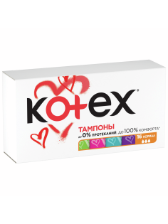 Тампоны Kotex Normal, 16шт