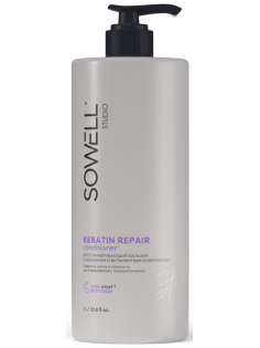 Бальзам для волос SoWell Studio Keratin Repair восстанавливающий, 1л