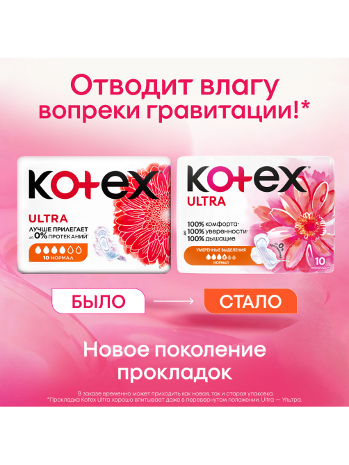 Прокладки гигиенические Kotex Ultra Net Normal, 20шт