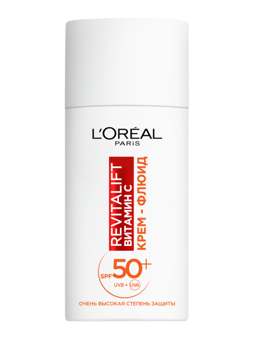 Крем-флюид для лица L'Oreal Revitalift Витамин С дневной с SPF 50, 50мл