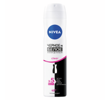 Антиперспирант-спрей Nivea Черное и белое Невидимый Clear, 150мл