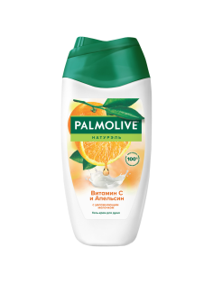 Гель - крем для душа Palmolive Натурэль Витамин С и Апельсин с увлажняющим молочком, 250мл