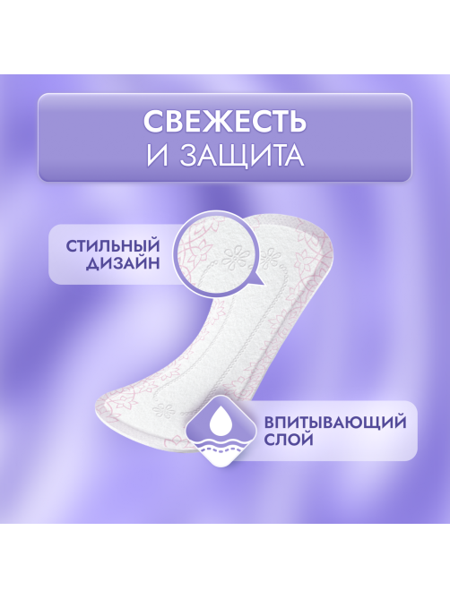 Ежедневные прокладки Libretta Свежесть и защита Удлиненные+, 16шт